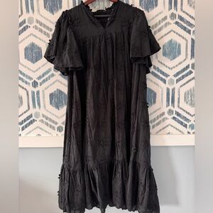 Black Cotton Dress